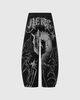 Aelfric Eden Aelfric Eden Horse Baggy Barrel Sweatpants in Black, Women's at Urban Outfitters - 4