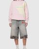 Aelfric Eden Aelfric Eden Incomplete Eden Star Hoodie in Pink, Women's at Urban Outfitters - 2