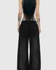 Aelfric Eden Aelfric Eden Leopard Double Waist Baggy Sweatpants in Black, Women's at Urban Outfitters - 3