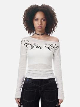 AELFRIC EDEN AELFRIC EDEN Off The Shoulder Long Sleeve Tee