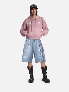 AELFRIC EDEN AELFRIC EDEN Plaid Panel Chain Jorts