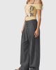 Aelfric Eden Aelfric Eden Pleated Baggy Barrel Pants in Grey, Women's at Urban Outfitters - 2