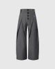 Aelfric Eden Aelfric Eden Pleated Baggy Barrel Pants in Grey, Women's at Urban Outfitters - 4