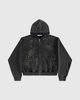 Aelfric Eden Aelfric Eden Rhinestone Boxy Zip Up V305 Hoodie in Black, Women's at Urban Outfitters - 4