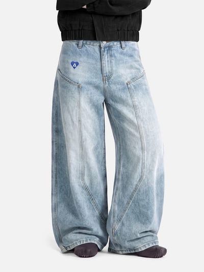 AELFRIC EDEN AELFRIC EDEN Seam Panel Baggy Barrel Jeans