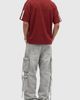 Aelfric Eden Aelfric Eden Sporty Polo Soccer Jersey Top in Red, Men's at Urban Outfitters - 3