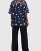 Aelfric Eden Aelfric Eden Star Mesh Jersey Tee in Dark Blue, Women's at Urban Outfitters - 3