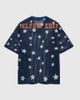Aelfric Eden Aelfric Eden Star Mesh Jersey Tee in Dark Blue, Women's at Urban Outfitters - 5