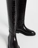 A.EMERY A. EMERY Jude Knee High Boots Bistre Croc - 5