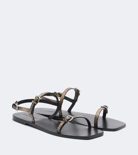 A.Emery A.Emery Adley snake-effect leather sandals