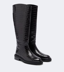 A.Emery A.Emery Jude croc-effect leather knee-high boots