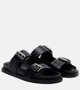 A.Emery A.Emery Leon leather slides