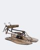 A.Emery A.Emery Raslo snake-effect leather sandals - 1