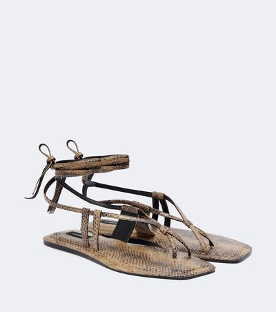 A.Emery A.Emery Raslo snake-effect leather sandals