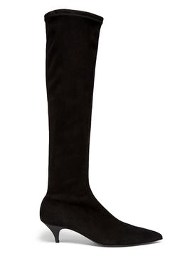 A.Emery Women's Oscar Suede Kitten-Heel Boots