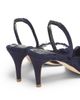 AERA Women's Claudia 70MM Vegan Grosgrain Slingback Sandals - 3