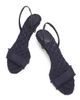 AERA Women's Claudia 70MM Vegan Grosgrain Slingback Sandals - 4