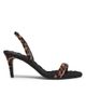 AERA Women's Claudia 70MM Vegan Leopard-Print Velvet Slingback Sandals - 7