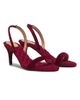 AERA Women's Claudia 70MM Vegan Velvet Slingback Sandals - 2