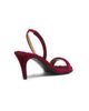 AERA Women's Claudia 70MM Vegan Velvet Slingback Sandals - 3