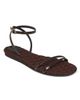 AERA Women's Faye Vegan Brushed Leather Flat Sandals - 2