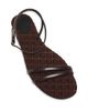 AERA Women's Faye Vegan Brushed Leather Flat Sandals - 4