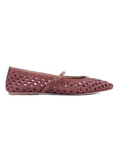 AERA Women's Maya Woven Mary Jane Flats
