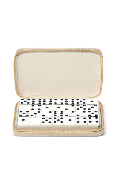 Aerin Aerin Enzo Travel Domino Set; Fawn Multi