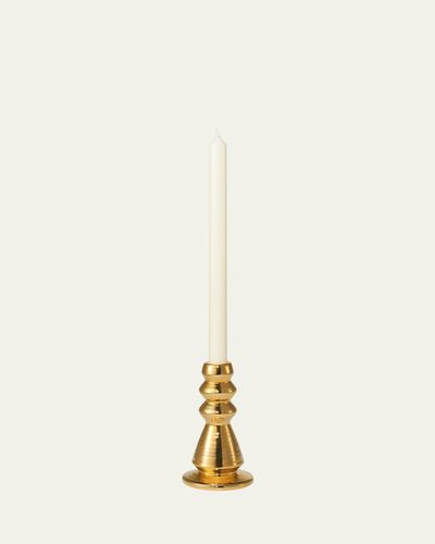 AERIN Allette 6.3" Large Candleholder, Gold