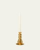 AERIN Allette 7.4" Extra-Large Candleholder, Gold - 1