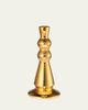 AERIN Allette 7.4" Extra-Large Candleholder, Gold - 2