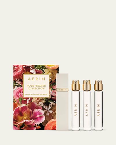 AERIN Rose Premier Collection Purse Spray Atomizer & Fragrance Refills Set