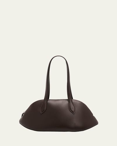 Aesther Ekme Cosmo Leather Bowling Shoulder Bag