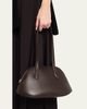 Aesther Ekme Cosmo Leather Bowling Shoulder Bag - 2