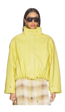 AEXAE AEXAE Leather Pebble Utility Jacket