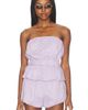 AEXAE AEXAE Linen Bandeau Ruched Top - 1