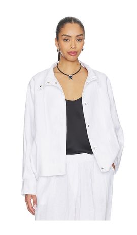 AEXAE AEXAE Linen Bomber Jacket