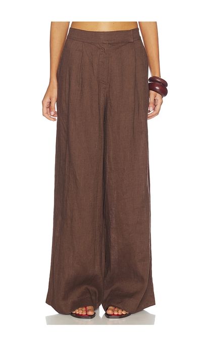 Aexae Linen Palazzo Trouser