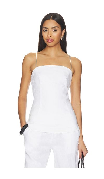 Aexae Linen Strap Top
