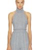 AEXAE AEXAE x REVOLVE Cashmere Cable Halterneck Top - 1