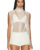 AEXAE AEXAE x REVOLVE Silk Organza Roll Neck Top - 1