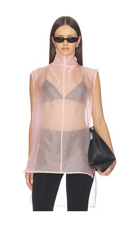 AEXAE AEXAE x REVOLVE Silk Organza Roll Top