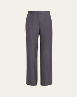 AEXAE Pleated Twill Trousers