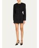 AEXAE Wool-Silk Contoured Blazer Mini Dress - 4