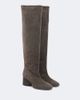 Aeyde Aeyde Almut suede knee-high boots - 1
