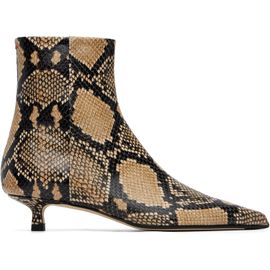 Aeyde Aeyde Beige Sofie Leather Ankle Boots