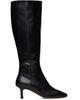 Aeyde Aeyde Black Bita Calf Leather Tall Boots - 1