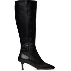 Aeyde Aeyde Black Bita Calf Leather Tall Boots