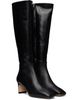 Aeyde Aeyde Black Bita Calf Leather Tall Boots - 4