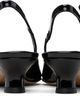 Aeyde Aeyde Black Catrina Patent Leather Heels - 2
